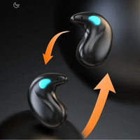 Invisible Bluetooth 5.3 Headphones Wireless Sleep Earphones HiFi Stero Noise Reduction Earbuds Sports Headsets for Xiaomi iPhone