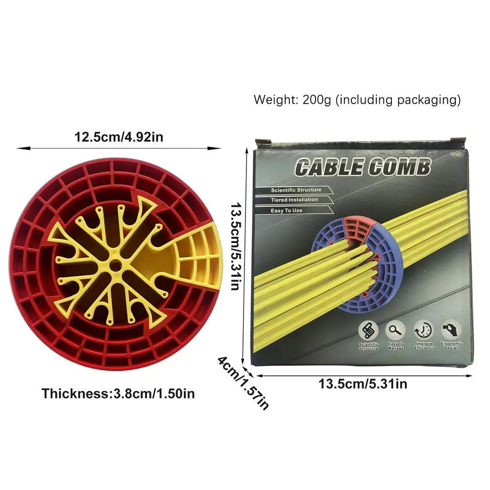 Prevent Entanglement Cabling Category 5 6 Wire Management Laying Home Organizer Cable Comb Network Carding Accessories