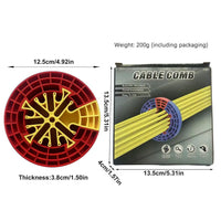 Prevent Entanglement Cabling Category 5 6 Wire Management Laying Home Organizer Cable Comb Network Carding Accessories