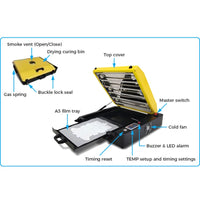 A3 A4 DTF Film Oven Heating Pads PET Film Curing Device Hot Melt Powder DTF Oven Direct To Film Printing Film Heater Hot Dryer