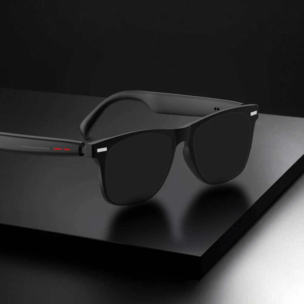 Smart Glasses AI Voice Assistant Camera Glasses Remote Shooting Outdoor Sport Glasses with Camera Open Ear Sound Mic Speakers