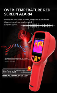 BSIDE HX1 Thermal Imaging Camera 240X240 Thermal Imager Infrared Temperature Meter For Repair PCB, Pipeline Detection
