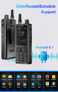 ANYSECU T60 4G Network Radio F41 Android 8.1 LTE WCDMA GSM WIFI GPS Mobile Phone work with Real-ptt Zello