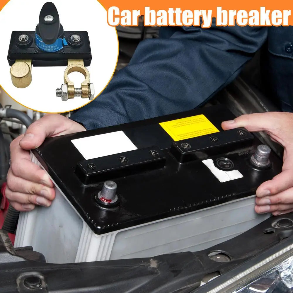 Car Battery Disconnect RV Battery Cut Off Tool 12/24V Waterproof Cut Off Disconnector For Vehicles Truck Accessories