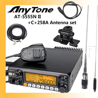 New ANYTONE AT-5555N II 28.000-29.700MHz Radio Receiver 40 Channel Mobile AM/FM/SSB Mobile Receiver 11m Radio station
