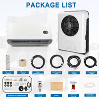 Treeligo 10500BTU Car Electric Parking Cooling Air Conditioner 12V/24V Split Air AC Unit for Truck Caravan Camper Van RV