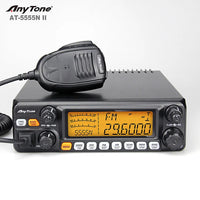 New ANYTONE AT-5555N II 28.000-29.700MHz Radio Receiver 40 Channel Mobile AM/FM/SSB Mobile Receiver 11m Radio station