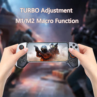 Mobile Phone Game Controller Bluetooth Compatible 53 Macro Function Wireless Gamepad for iPhone iPad Android PC and Switch