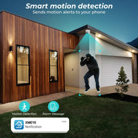 POE 4K 8MP IP Camera Outdoor Wide Angle 2.8mm Audio Onvif H.265 AI Humanoid detection Home CCTV Surveillance Camera SD Card Slot