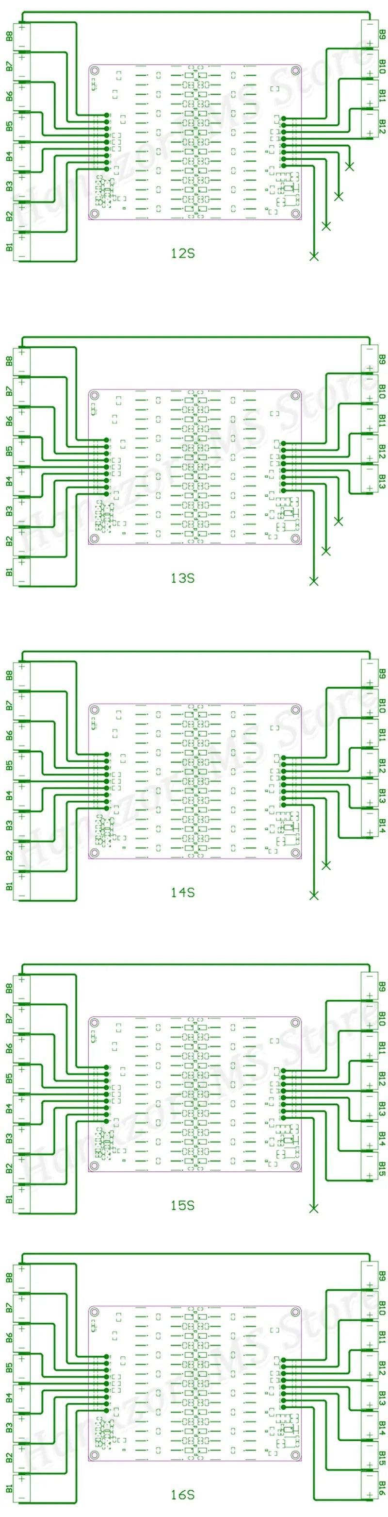 NEEY 5A Active Equalizer Balancer 3S 4S 5S 6S 7S 8S 9S 10S 11S 12S 13S 14S 15S 16S 17S Lifepo4/lipo/lto Battery Energy Capacitor