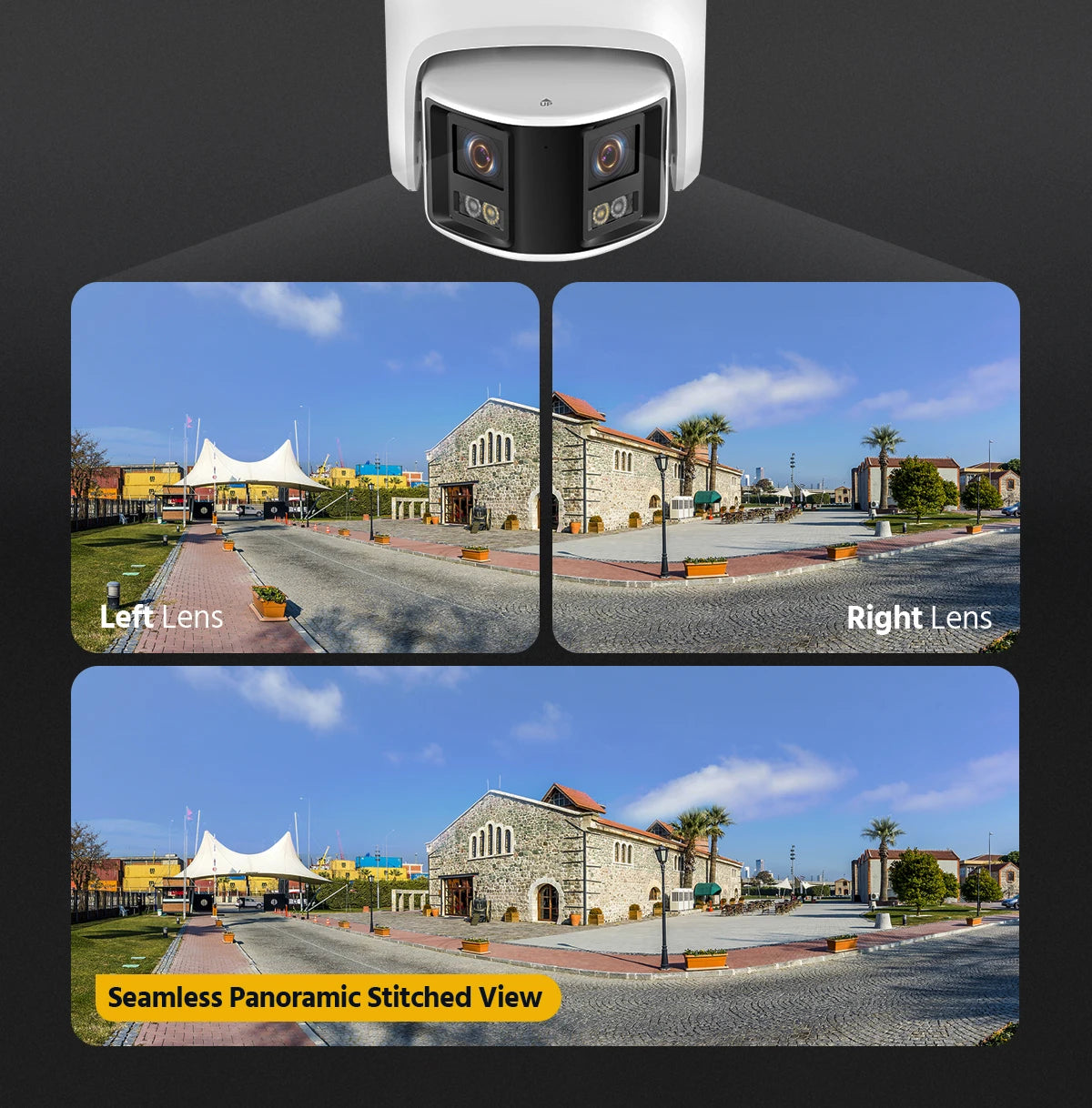 ANNKE 8MP 180°Panoramic Security Camera System POE Protection Dual Lens Camera Two Way Audio 8CH NVR Video CCTV Surveillance Kit