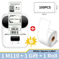 Phomemo M110 Self-adhesive Smart Thermal Label Printer for Business,Barcode Label, Price Tag, Address Wireless Sticker Printer