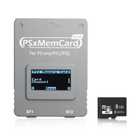 Bitfunx Three Colors PSxMemCard Gen2 Sd2psXtd With MicroSD Card for PlayStation1 PS one Playstation2 Game Consoles