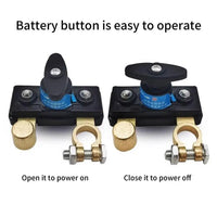 Car Battery Disconnect RV Battery Cut Off Tool 12/24V Waterproof Cut Off Disconnector For Vehicles Truck Accessories