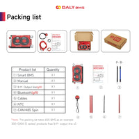 Daly Smart BMS for LifePo4 4S 12V 8S 24V 16S 48V 100A 250A Bluetooth RS485 CANBUS Communication Solar Battery Wide Application