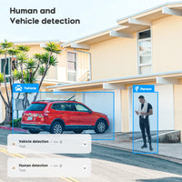 Hikvision Compatible 6/8MP Full Color Two-way Audio Turret IP Camera Vehicle Human Detection IP66 Outdoor Security Surveillance