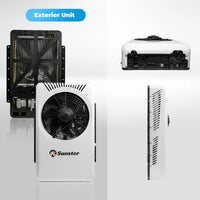 12V 24V Electric Roof Air Conditioning RV Air Conditioning, Parking Air Conditioning Automatic Constant Temperature for Trailers
