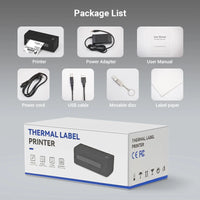Bluetooth Thermal Label Printer Small Wireless Shipping Label Printer 4X6 inch Portable Maker Compatible with Various systems