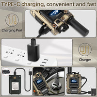 2X AI-G7 Global Network POC Radio Walkie Talkie 4G WiFi Unlimited Range Type-C Long Range Sim Card Two Way Radio for Hunting