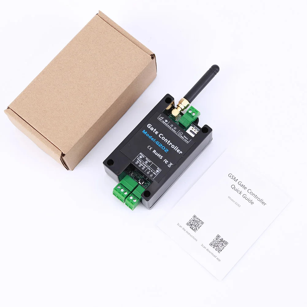 GSM 2G Remote Controller G202 Single Relay Switchs Free Call Remote Control Remote On Off Relay for Sliding Swing Garage Gate