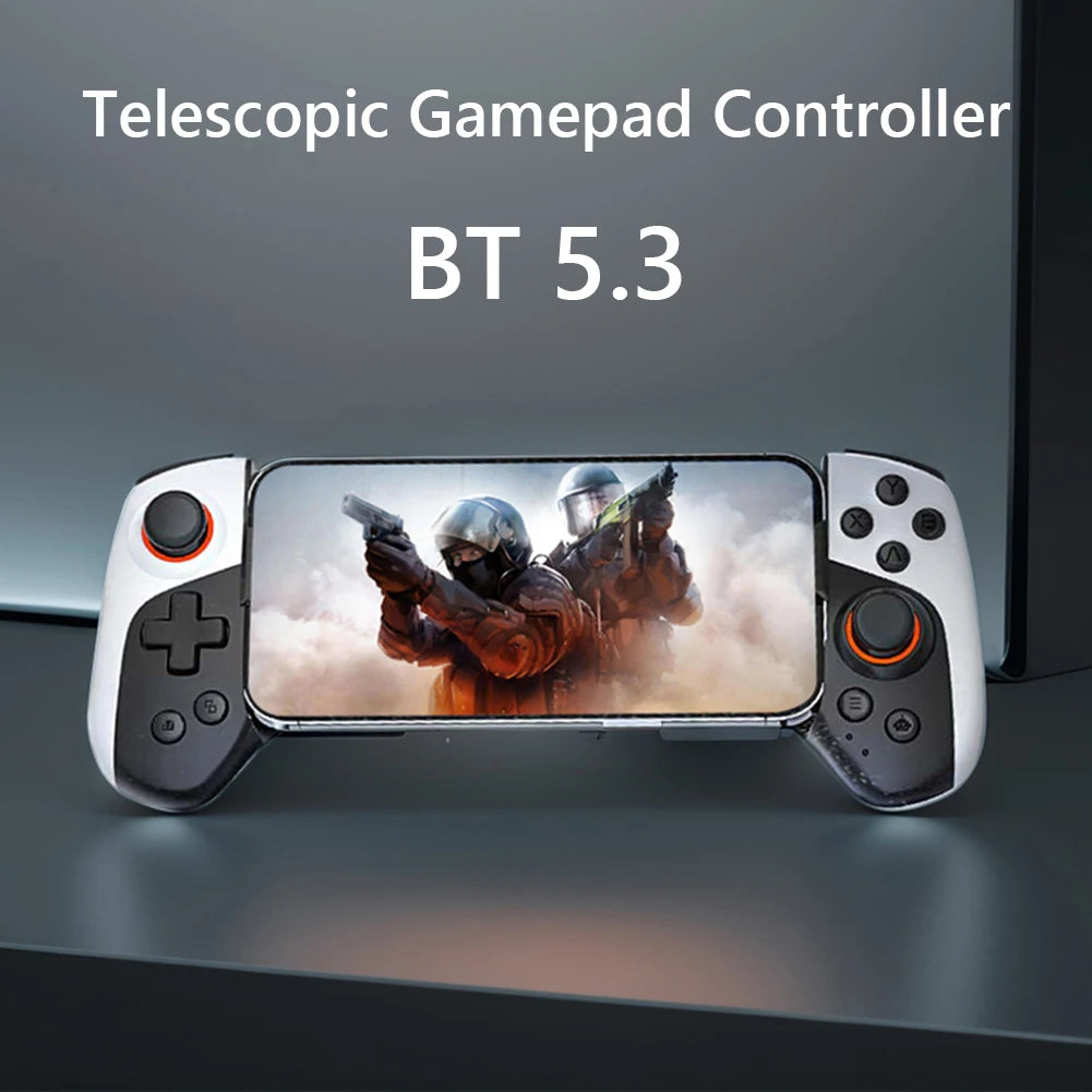 Mobile Phone Game Controller Bluetooth Compatible 53 Macro Function Wireless Gamepad for iPhone iPad Android PC and Switch