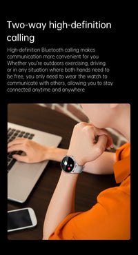 KUMI GW5 Pro Smartwatch 1.43" AMOLED IP68 Waterproof Bluetooth 5.2 Fitness Tracker Heart Rate Blood Oxygen Monitor