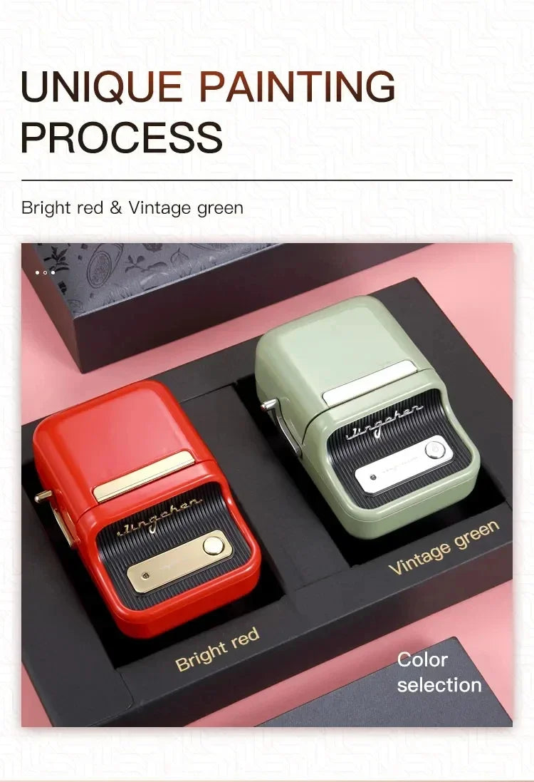 Niimbot B21 Mini Portable Printer Adhesive Label Thermal Printer Wireless Bluetooth For Sticker Labeling Machine Printer