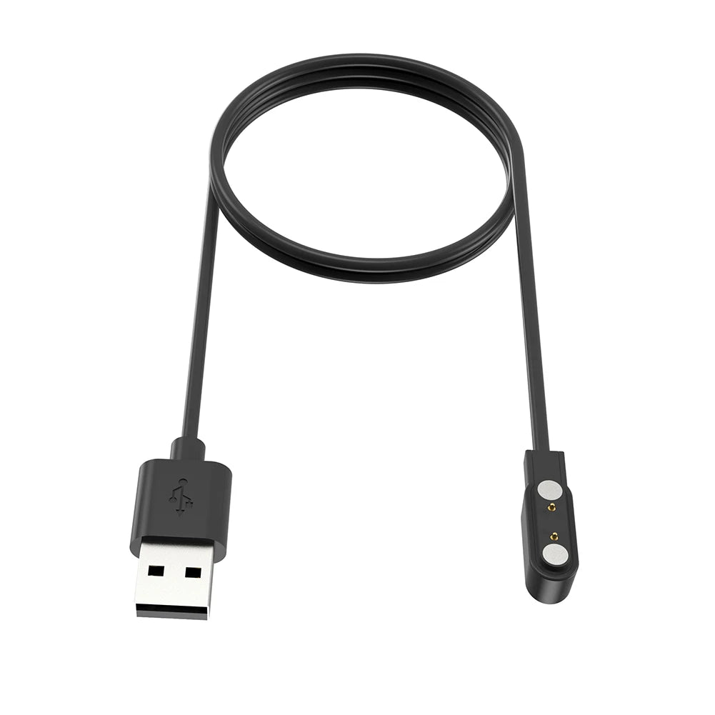 High Quality 60cm USB Magnetic Charger Replacement Cable for HAYLOU Solar Plus RT3 LS16 Smart Watch Accessories