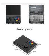 MIYOO Mini Plus Portable Retro Handheld Game Console 3.5''IPS HD Screen Linux System Mini + Classic Gaming Emulator Players Gift