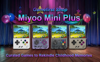 Miyoo Mini Plus Retro Handheld Console, 3.5'' IPS Screen, Linux Open Source Gaming Device