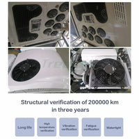 Aspligo Electric RV Roof Air Conditioner Heat and Cool 12V 24V RV Rooftop Parking AC For Truck Camper Van Caravans Motor home