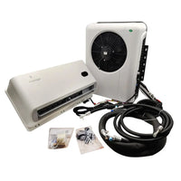 Treeligo 10500BTU Car Electric Parking Cooling Air Conditioner 12V/24V Split Air AC Unit for Truck Caravan Camper Van RV
