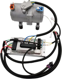 1Set Car Electric Air Conditioner A/C air Conditioning Compressor 12V 24V & Control Panel for Truck Bus Automotive Boat Tractor