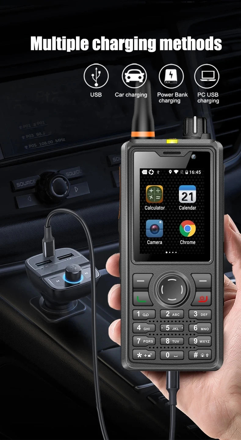 ANYSECU T60 4G Network Radio F41 Android 8.1 LTE WCDMA GSM WIFI GPS Mobile Phone work with Real-ptt Zello