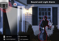 Anpviz 8MP Dual Lens POE Camera Ultra Wide Angel 180° Panoramic Security Camera AI Human Vehicle Detection Audio Warning Alarm
