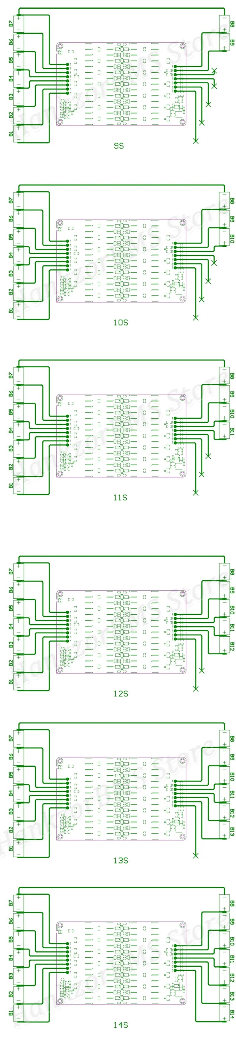 NEEY 5A Active Equalizer Balancer 3S 4S 5S 6S 7S 8S 9S 10S 11S 12S 13S 14S 15S 16S 17S Lifepo4/lipo/lto Battery Energy Capacitor