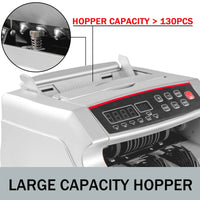 VEVOR 1000 Pcs/Min Money Counter Business Cash Register Euros Bills Fake Banknote Detector by UV and MG Function for Banks Shops