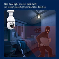 4PC Boykeep Light Bulb Security Cameras, Wireless 5G WiFi ,Ease Life APP,360 Degree E27 1080P Cam,Night Vision,Motion Detection