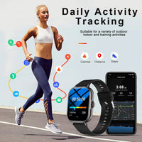 Outdoor sports smartwatch, wireless calling, information reminder, men's and women's multifunctional sports watch
