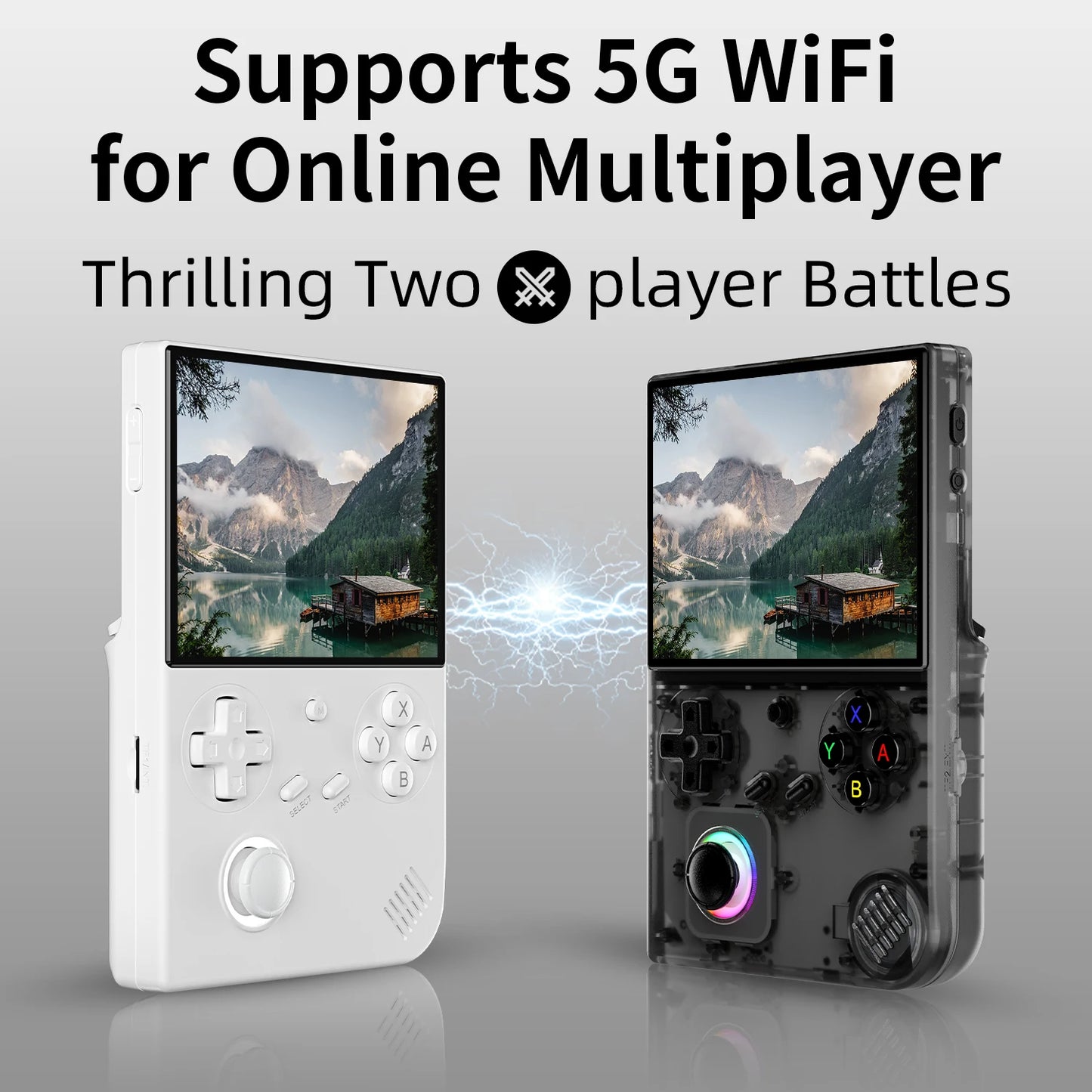 ANBERNIC RG40XXV Retro Handheld Game Console 4'' IPS Screen RGB Joystick Video E-book Player Supports WIFI Streaming HDMI Output