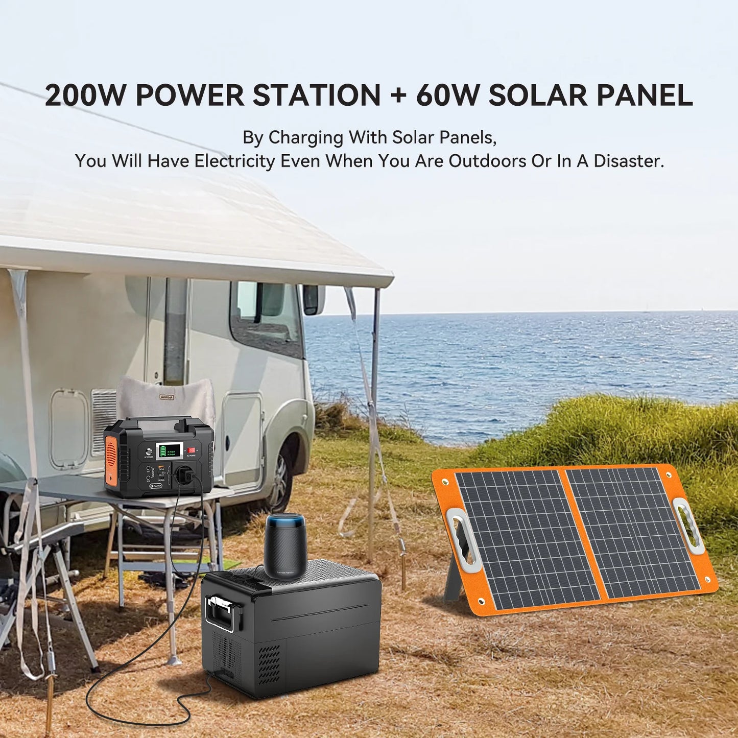 FF Flashfish 200W Portable Power Station 151Wh Solar Generator 230V AC DC Batteries Supply Outdoor Battery for Solar Panel Drone