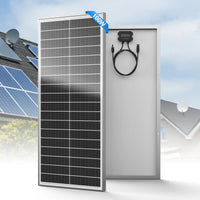 WERCHTAY 100W 12V 12BB Solar Cell Monocrystalline Solar Panel High Efficiency Solar Module Charge Battery for RV Trailer