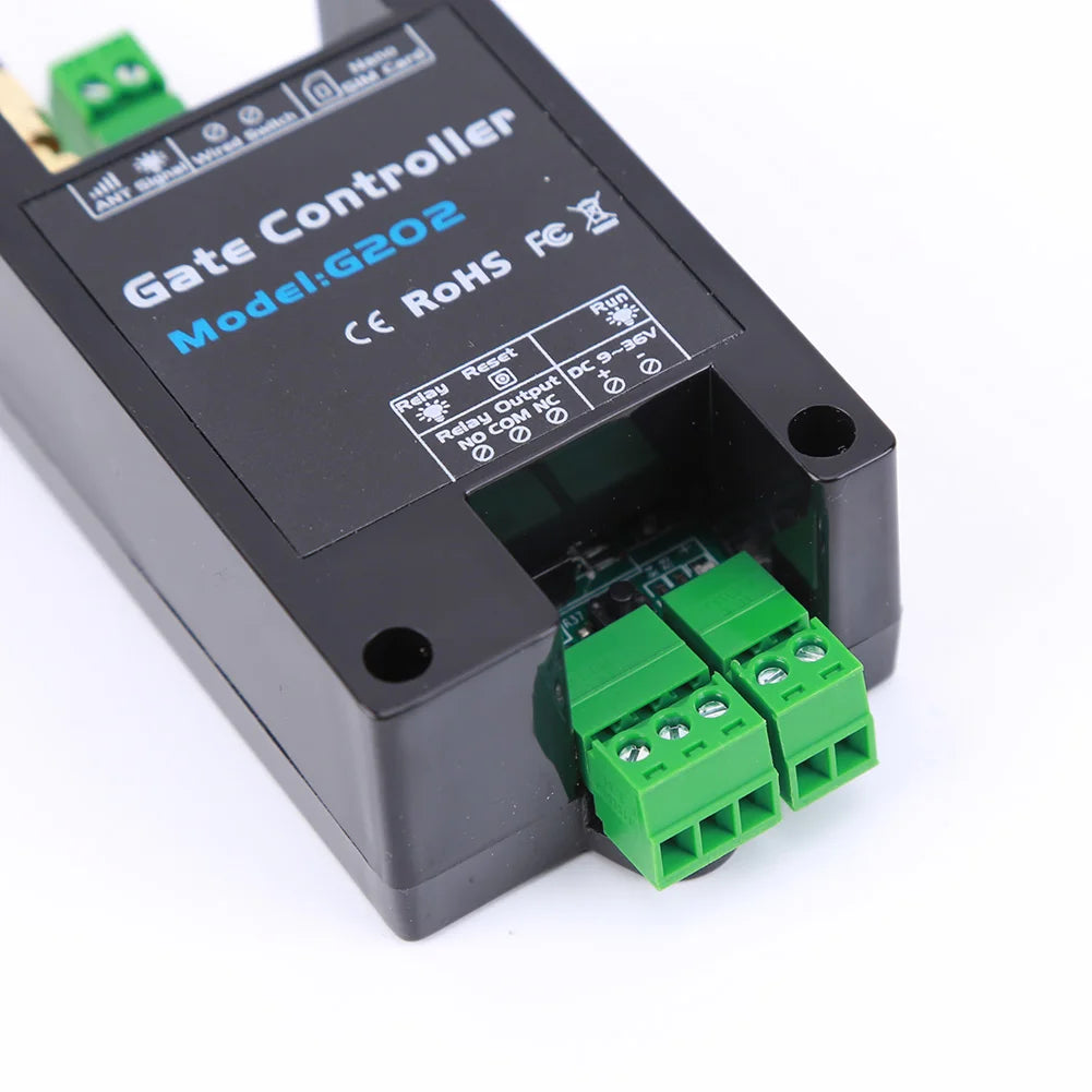 GSM 2G Remote Controller G202 Single Relay Switchs Free Call Remote Control Remote On Off Relay for Sliding Swing Garage Gate