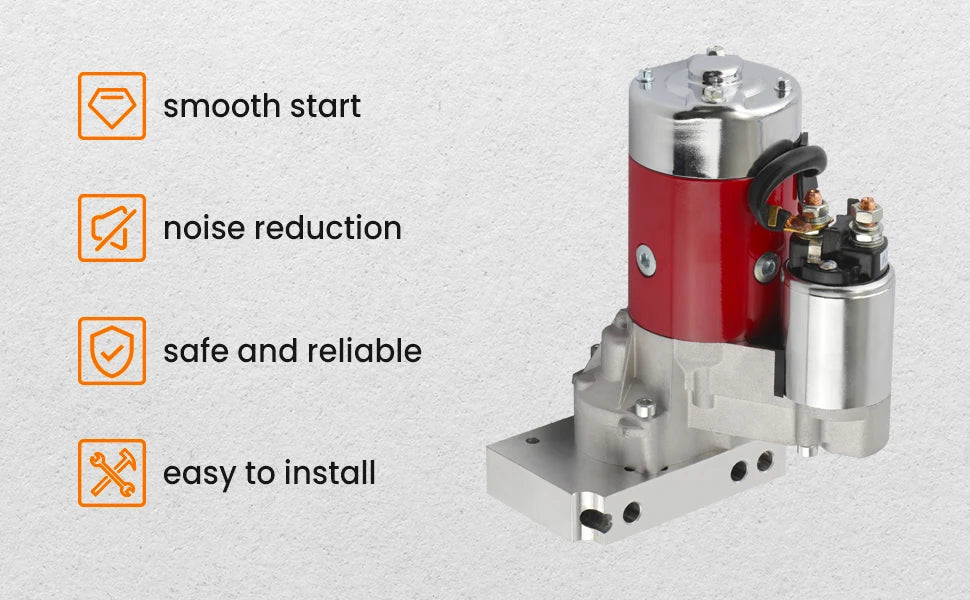 700HP Small & Big Block for CHEVY V8 Mini Starter Motor Red 3HP 305 350 454 18493