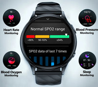 KUMI GW5 Smart Watch 1.39" HD Display Fitness Tracker IP68 Waterproof Heart Rate SpO2 Monitor 100+ Sports Modes