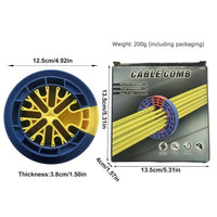 Prevent Entanglement Cabling Category 5 6 Wire Management Laying Home Organizer Cable Comb Network Carding Accessories