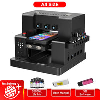 US EU Stock DTF Printer A3 A4 For Epson XP600 L805 DTF Printer uv dtf printer A3 Directly To Film t shirt Printing Machine