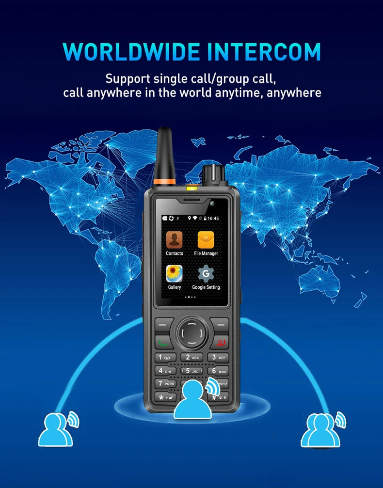 ANYSECU T60 4G Network Radio F41 Android 8.1 LTE WCDMA GSM WIFI GPS Mobile Phone work with Real-ptt Zello