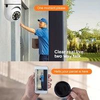 Ease Life APP-Light Bulb Security Cameras Outdoor Wireless WiFi Camera 5GHz, 360 Degree, E27 Light Socket Screw In Securi