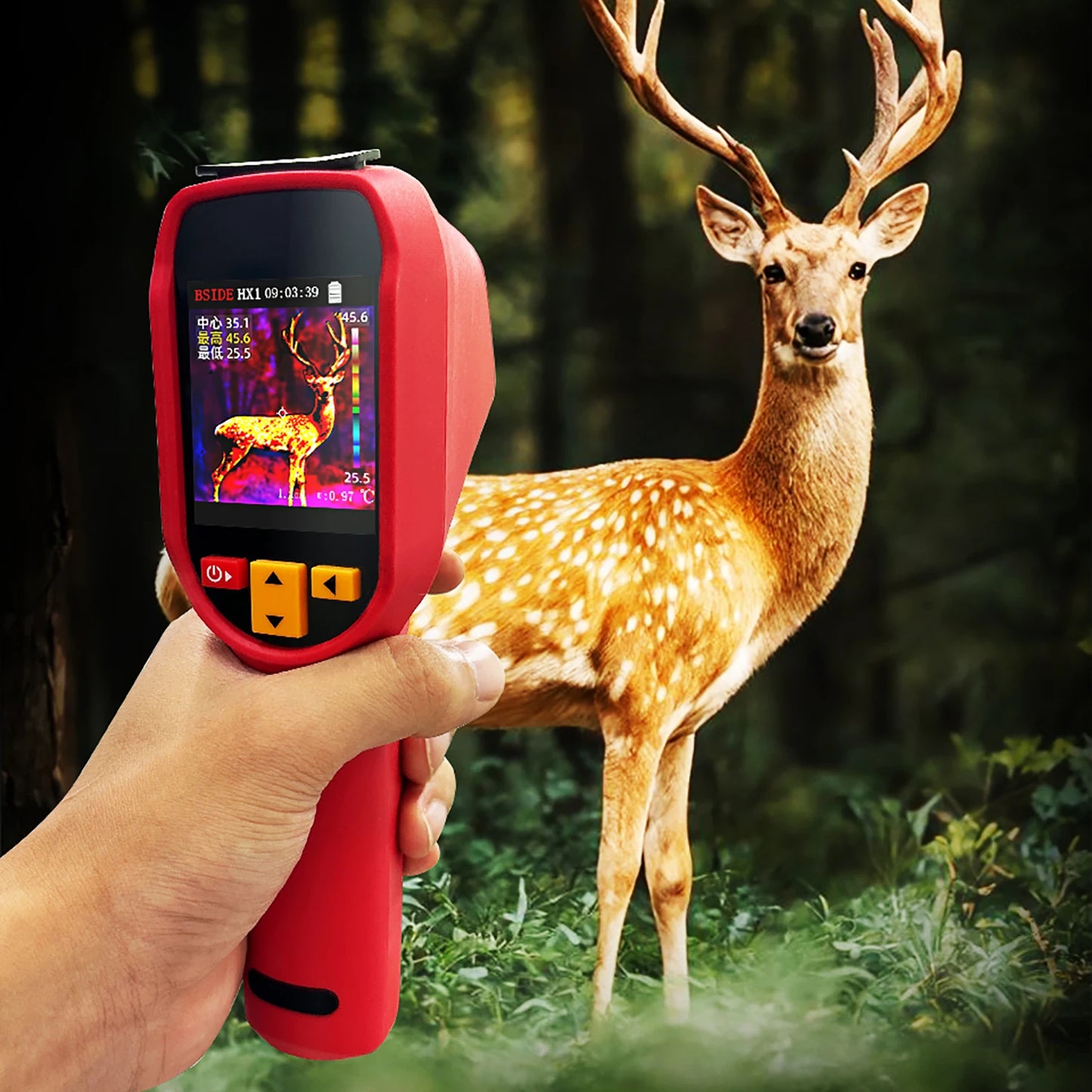 BSIDE HX1 Thermal Imaging Camera 240X240 Thermal Imager Infrared Temperature Meter For Repair PCB, Pipeline Detection
